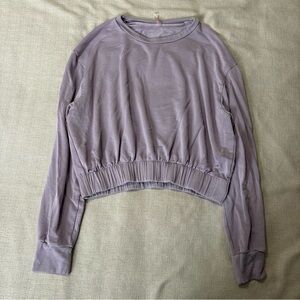 Commando Lavender Cropped Sweatshirt
